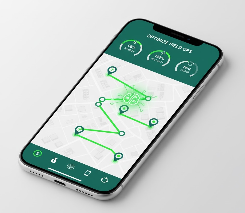 AI-Powered Field Operations Cost Optimization - Financial Services case study by Auralogic Labs technology consulting